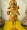 Brass Standing Hanuman Idol (5inch) 370g - Abhimantrit